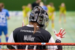Zug United - Floorball Riders Dürnten-Bubikon-Rüti am  9. Januar 2021 in der Sporthalle der Kantonsschule Zug Bild: Michael Peter