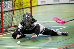 Zug United - Floorball Riders Dürnten-Bubikon-Rüti am  9. Januar 2021 in der Sporthalle der Kantonsschule Zug Bild: Michael Peter